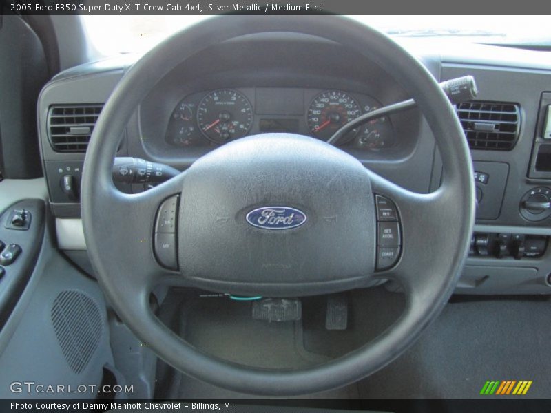 Silver Metallic / Medium Flint 2005 Ford F350 Super Duty XLT Crew Cab 4x4