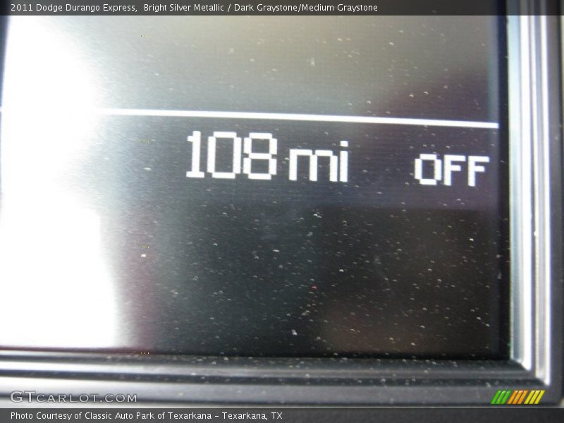 Bright Silver Metallic / Dark Graystone/Medium Graystone 2011 Dodge Durango Express