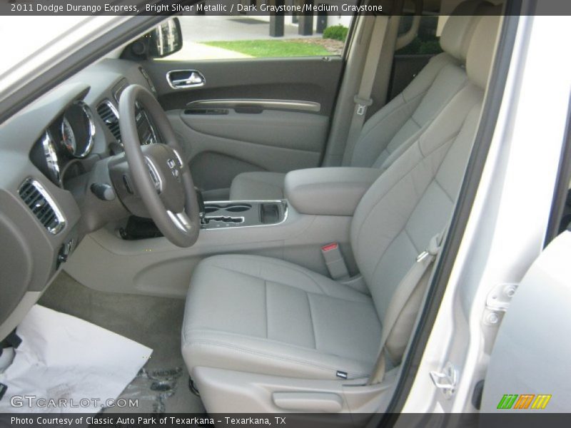 Bright Silver Metallic / Dark Graystone/Medium Graystone 2011 Dodge Durango Express
