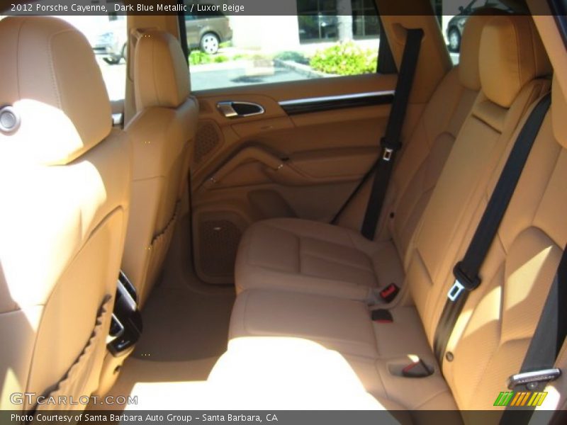 Dark Blue Metallic / Luxor Beige 2012 Porsche Cayenne