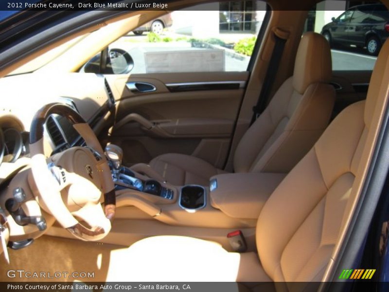 Dark Blue Metallic / Luxor Beige 2012 Porsche Cayenne
