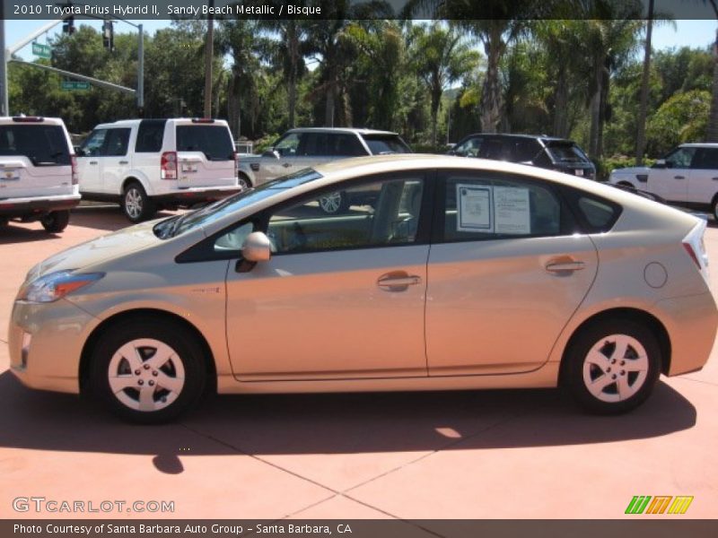 Sandy Beach Metallic / Bisque 2010 Toyota Prius Hybrid II