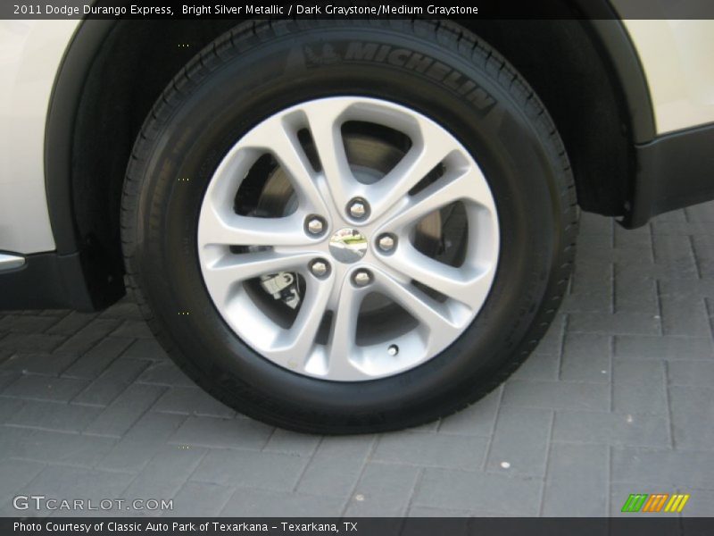 Bright Silver Metallic / Dark Graystone/Medium Graystone 2011 Dodge Durango Express