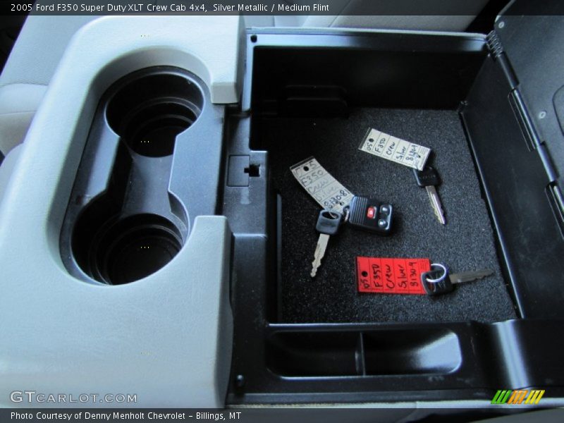 Silver Metallic / Medium Flint 2005 Ford F350 Super Duty XLT Crew Cab 4x4