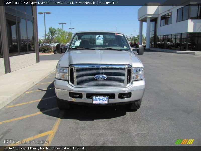 Silver Metallic / Medium Flint 2005 Ford F350 Super Duty XLT Crew Cab 4x4