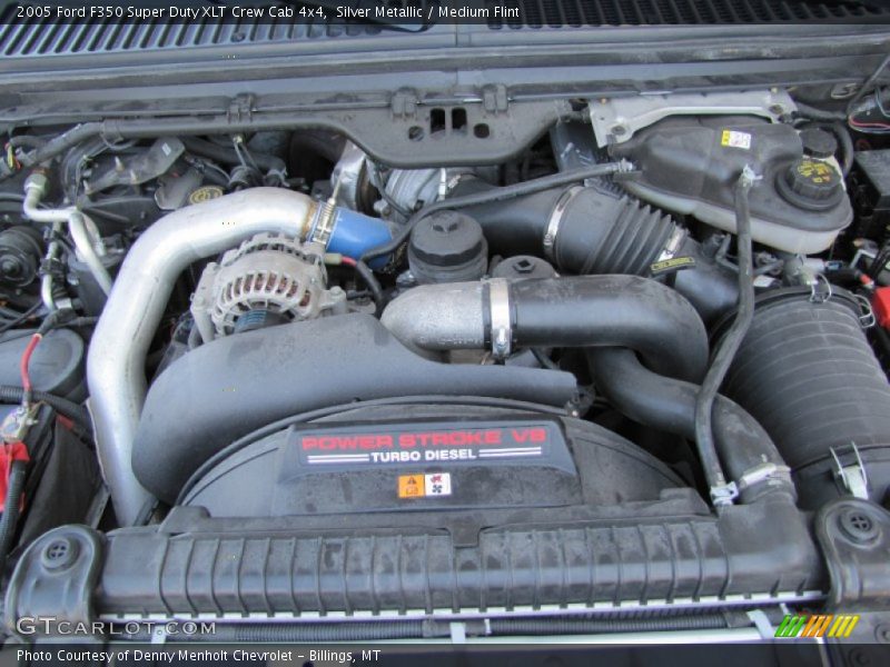 Silver Metallic / Medium Flint 2005 Ford F350 Super Duty XLT Crew Cab 4x4