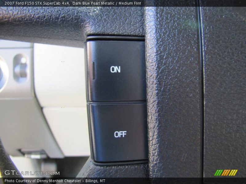 Dark Blue Pearl Metallic / Medium Flint 2007 Ford F150 STX SuperCab 4x4