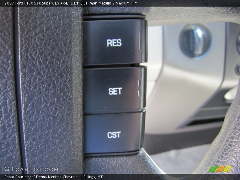 Dark Blue Pearl Metallic / Medium Flint 2007 Ford F150 STX SuperCab 4x4