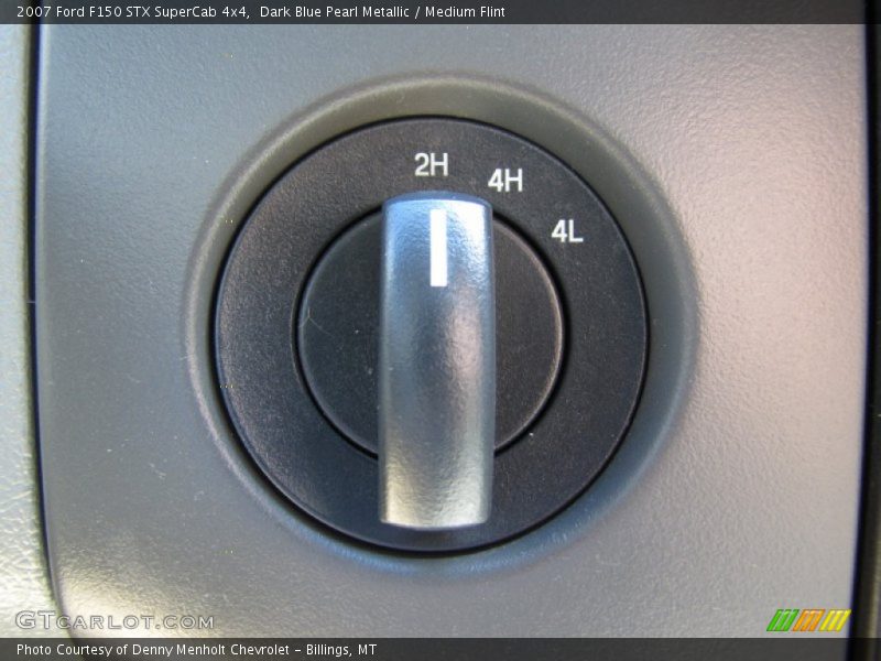 Dark Blue Pearl Metallic / Medium Flint 2007 Ford F150 STX SuperCab 4x4