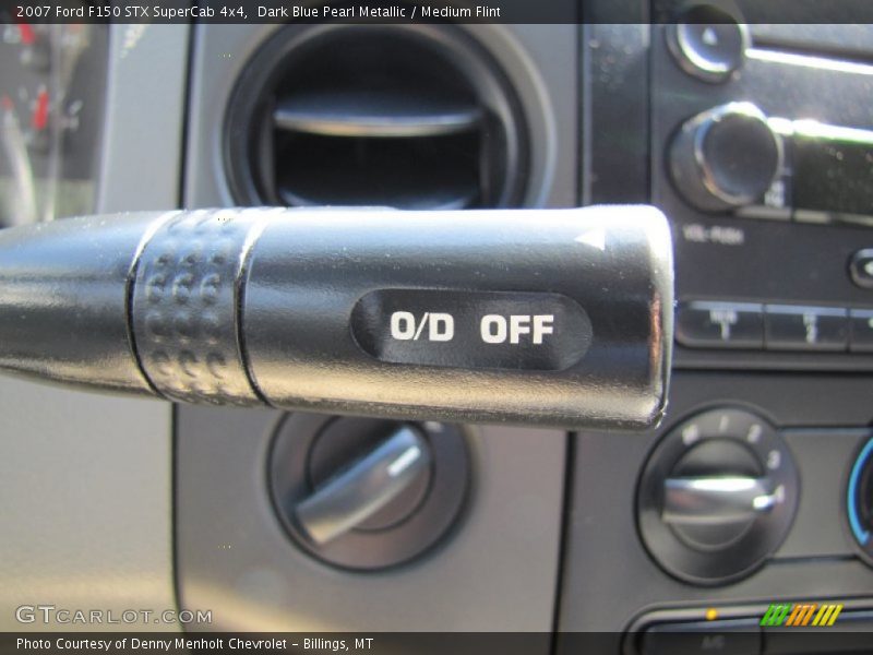 Dark Blue Pearl Metallic / Medium Flint 2007 Ford F150 STX SuperCab 4x4