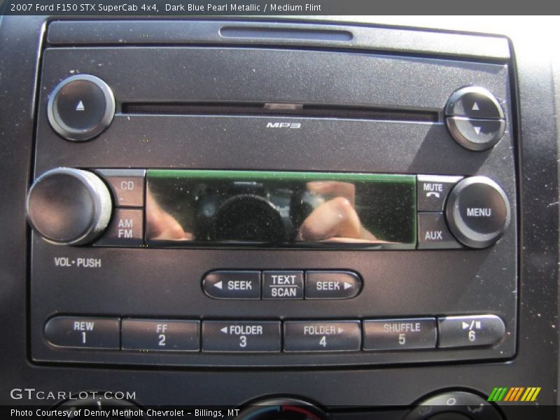 Dark Blue Pearl Metallic / Medium Flint 2007 Ford F150 STX SuperCab 4x4