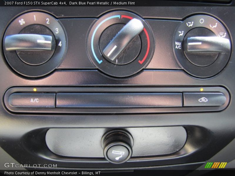 Dark Blue Pearl Metallic / Medium Flint 2007 Ford F150 STX SuperCab 4x4