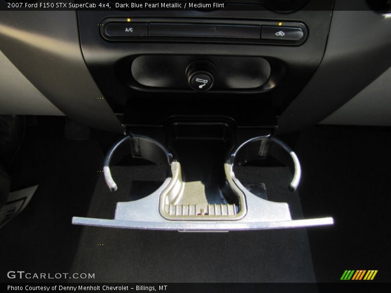 Dark Blue Pearl Metallic / Medium Flint 2007 Ford F150 STX SuperCab 4x4