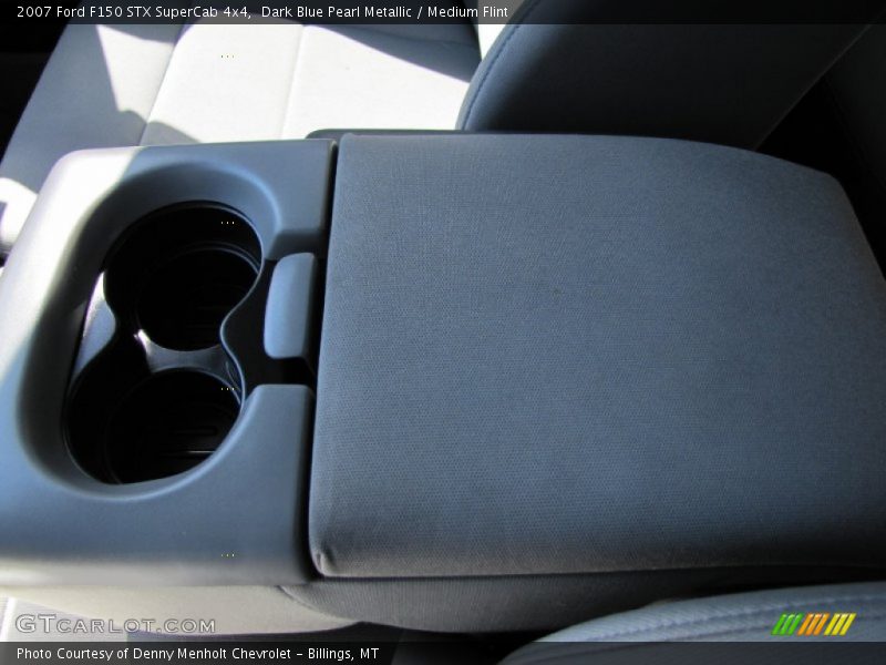 Dark Blue Pearl Metallic / Medium Flint 2007 Ford F150 STX SuperCab 4x4