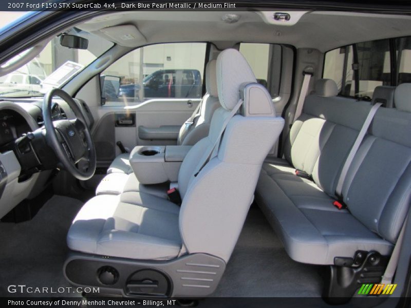 Dark Blue Pearl Metallic / Medium Flint 2007 Ford F150 STX SuperCab 4x4