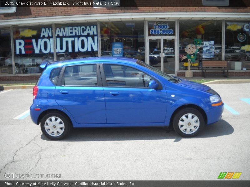 Bright Blue Metallic / Gray 2005 Chevrolet Aveo LT Hatchback