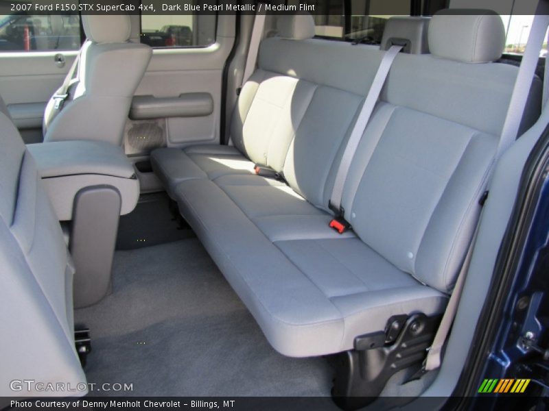 Dark Blue Pearl Metallic / Medium Flint 2007 Ford F150 STX SuperCab 4x4
