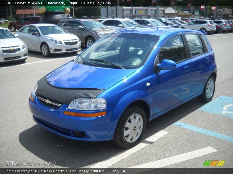 Bright Blue Metallic / Gray 2005 Chevrolet Aveo LT Hatchback