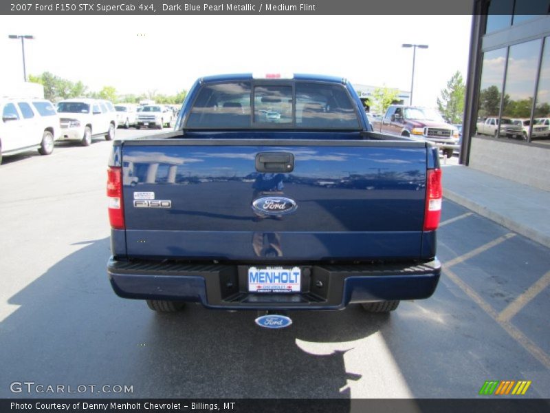 Dark Blue Pearl Metallic / Medium Flint 2007 Ford F150 STX SuperCab 4x4