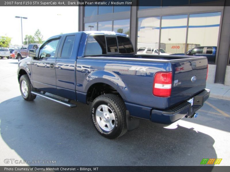 Dark Blue Pearl Metallic / Medium Flint 2007 Ford F150 STX SuperCab 4x4