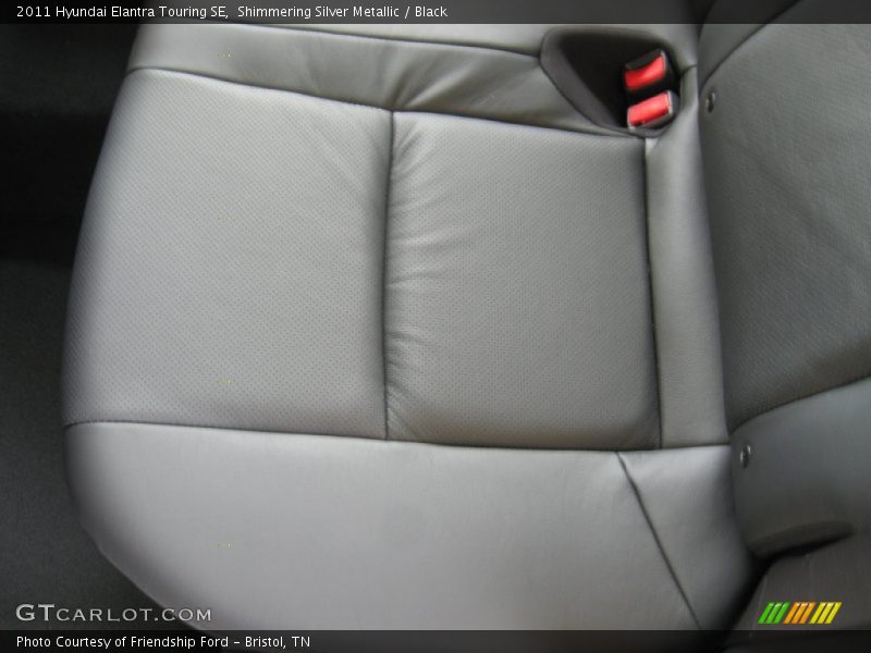 Shimmering Silver Metallic / Black 2011 Hyundai Elantra Touring SE