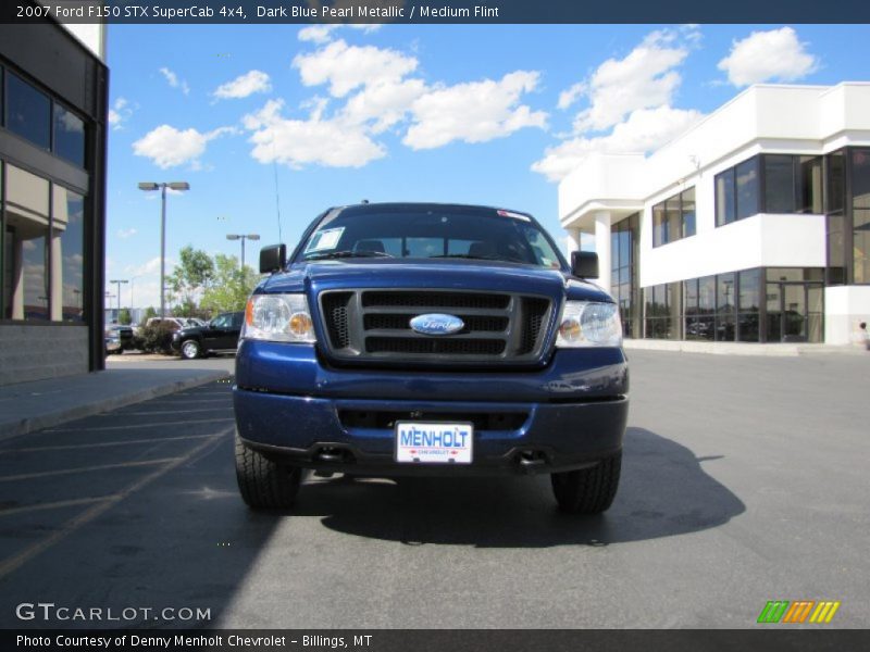 Dark Blue Pearl Metallic / Medium Flint 2007 Ford F150 STX SuperCab 4x4