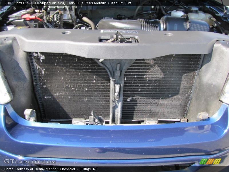 Dark Blue Pearl Metallic / Medium Flint 2007 Ford F150 STX SuperCab 4x4