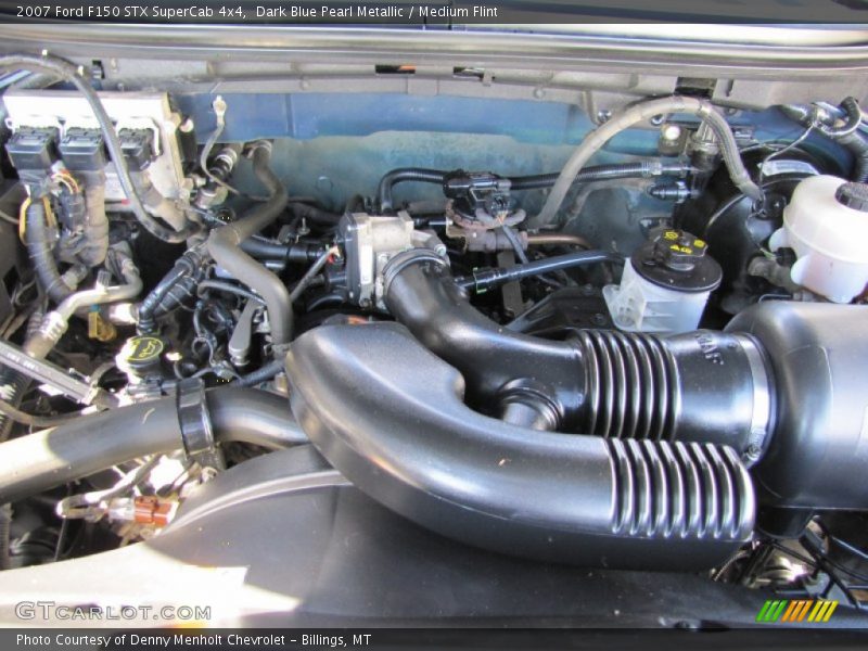 Dark Blue Pearl Metallic / Medium Flint 2007 Ford F150 STX SuperCab 4x4
