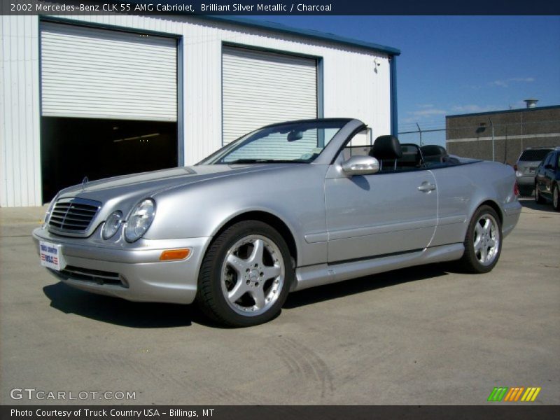 Front 3/4 View of 2002 CLK 55 AMG Cabriolet