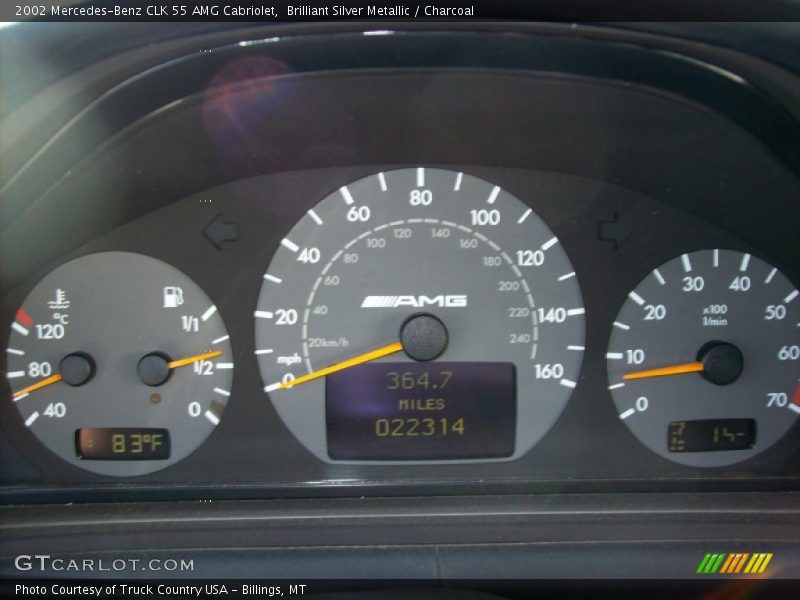  2002 CLK 55 AMG Cabriolet 55 AMG Cabriolet Gauges