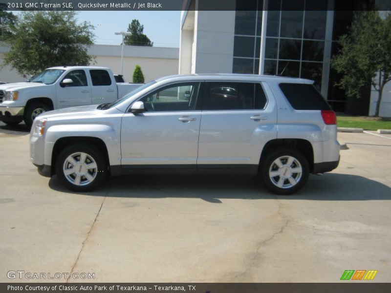 Quicksilver Metallic / Jet Black 2011 GMC Terrain SLE