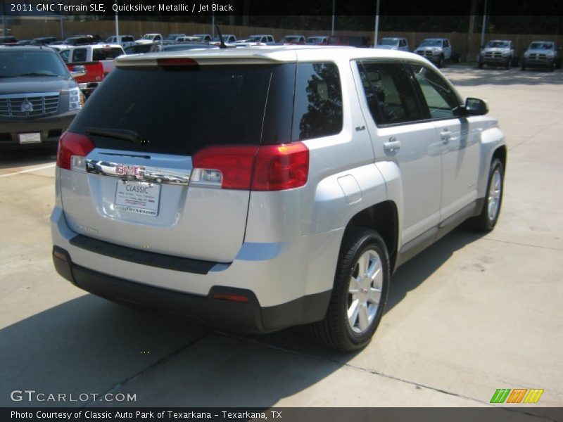Quicksilver Metallic / Jet Black 2011 GMC Terrain SLE