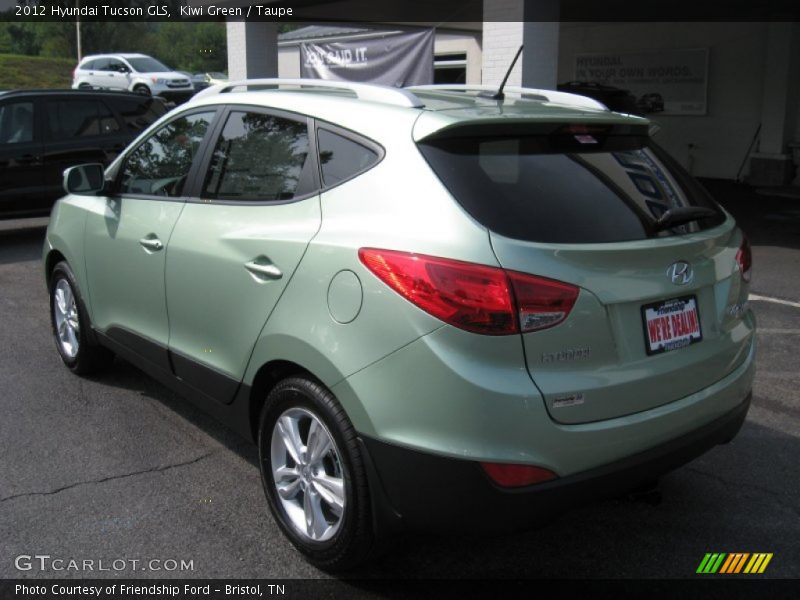 Kiwi Green / Taupe 2012 Hyundai Tucson GLS