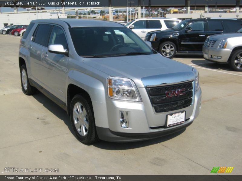 Quicksilver Metallic / Jet Black 2011 GMC Terrain SLE