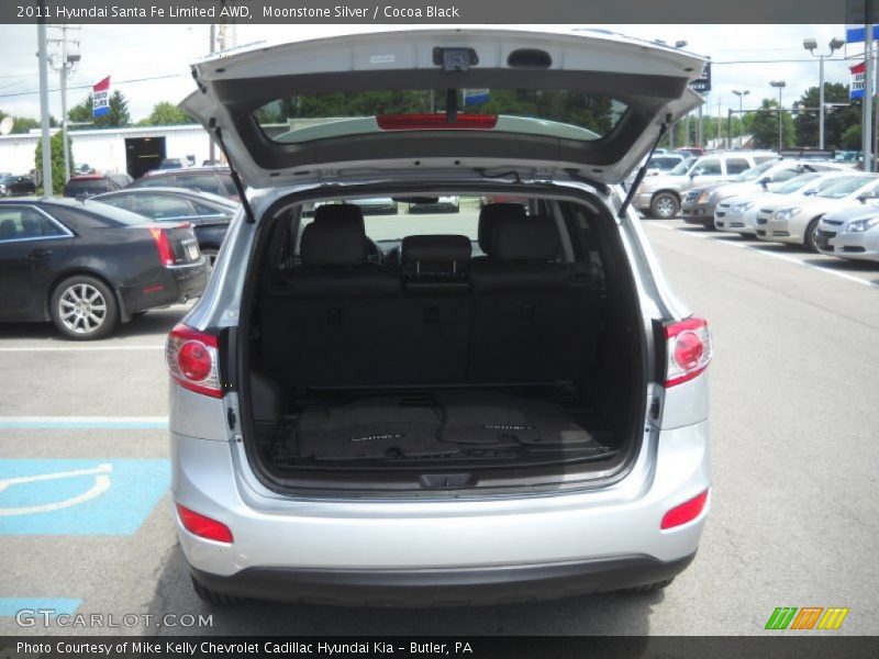 Moonstone Silver / Cocoa Black 2011 Hyundai Santa Fe Limited AWD