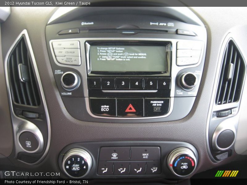 Controls of 2012 Tucson GLS