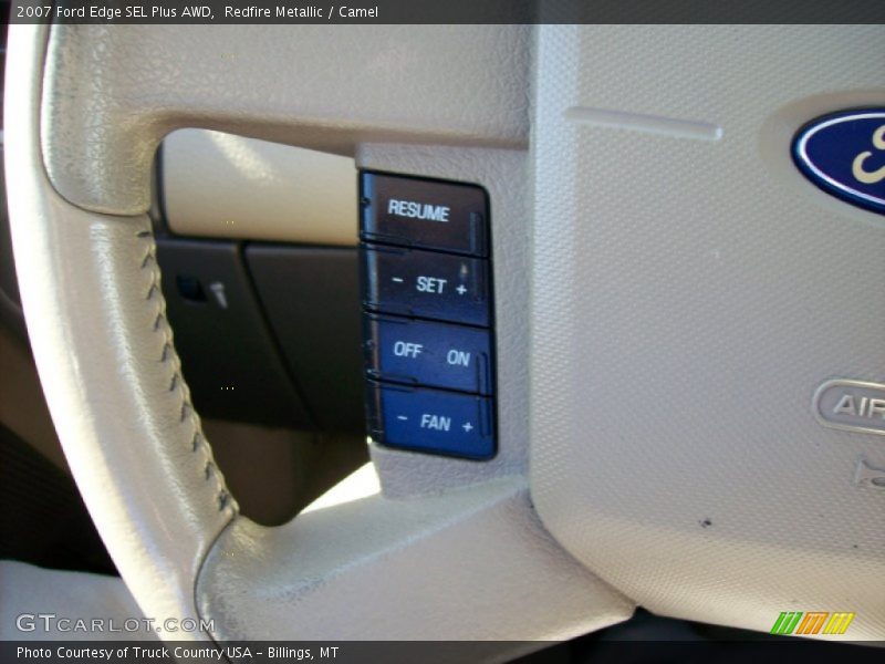 Redfire Metallic / Camel 2007 Ford Edge SEL Plus AWD