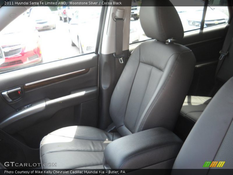  2011 Santa Fe Limited AWD Cocoa Black Interior