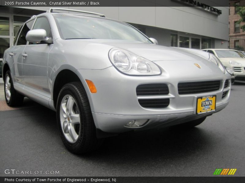Crystal Silver Metallic / Black 2005 Porsche Cayenne