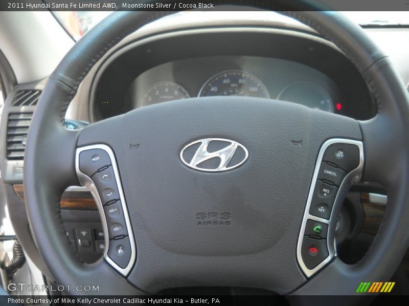 Controls of 2011 Santa Fe Limited AWD