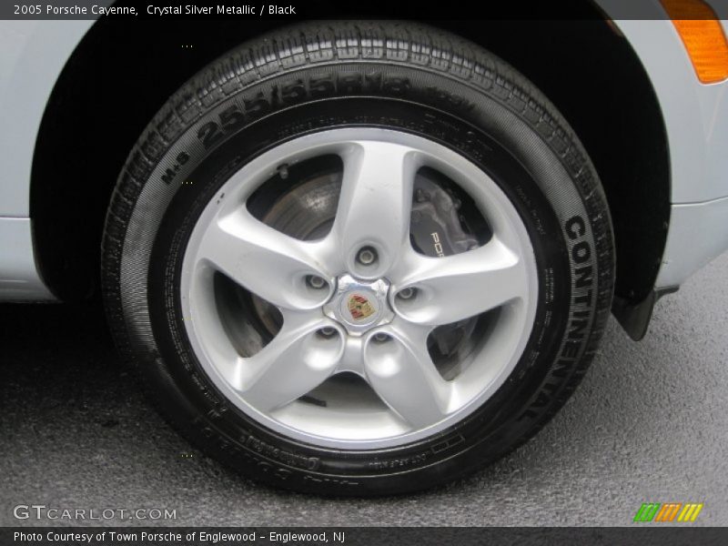 Crystal Silver Metallic / Black 2005 Porsche Cayenne