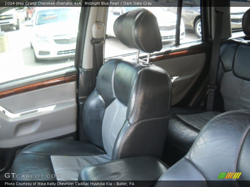 Midnight Blue Pearl / Dark Slate Gray 2004 Jeep Grand Cherokee Overland 4x4