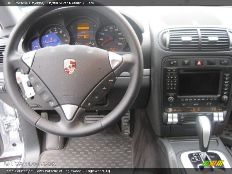 Crystal Silver Metallic / Black 2005 Porsche Cayenne