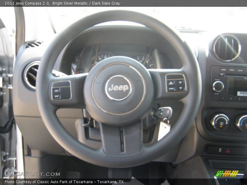 Bright Silver Metallic / Dark Slate Gray 2011 Jeep Compass 2.0