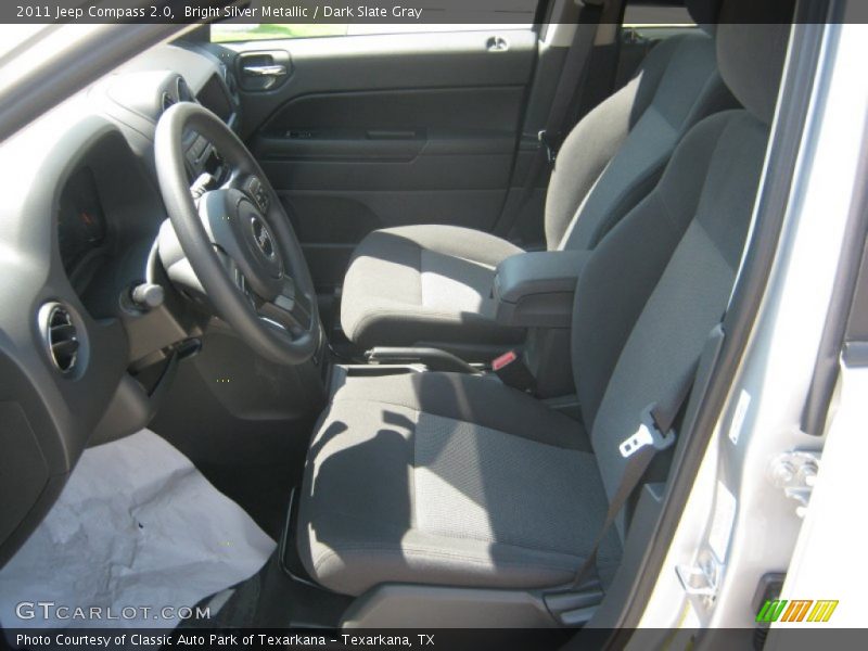 Bright Silver Metallic / Dark Slate Gray 2011 Jeep Compass 2.0
