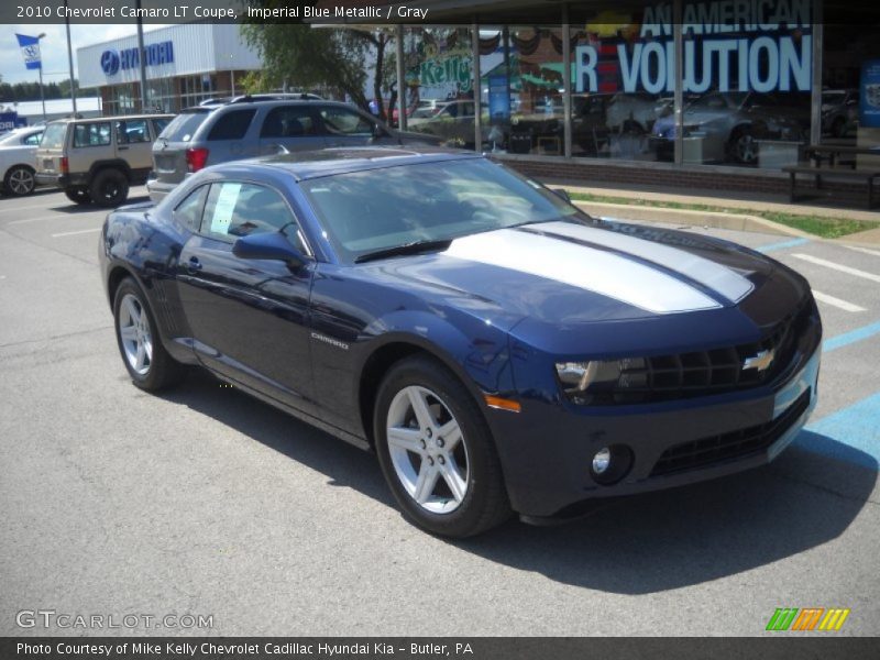 Imperial Blue Metallic / Gray 2010 Chevrolet Camaro LT Coupe