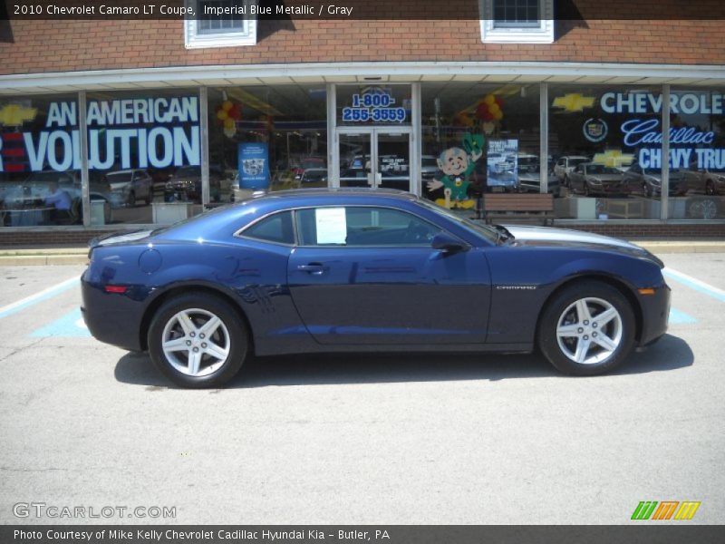 Imperial Blue Metallic / Gray 2010 Chevrolet Camaro LT Coupe