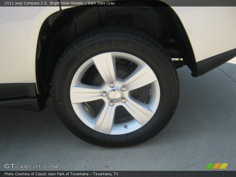 Bright Silver Metallic / Dark Slate Gray 2011 Jeep Compass 2.0