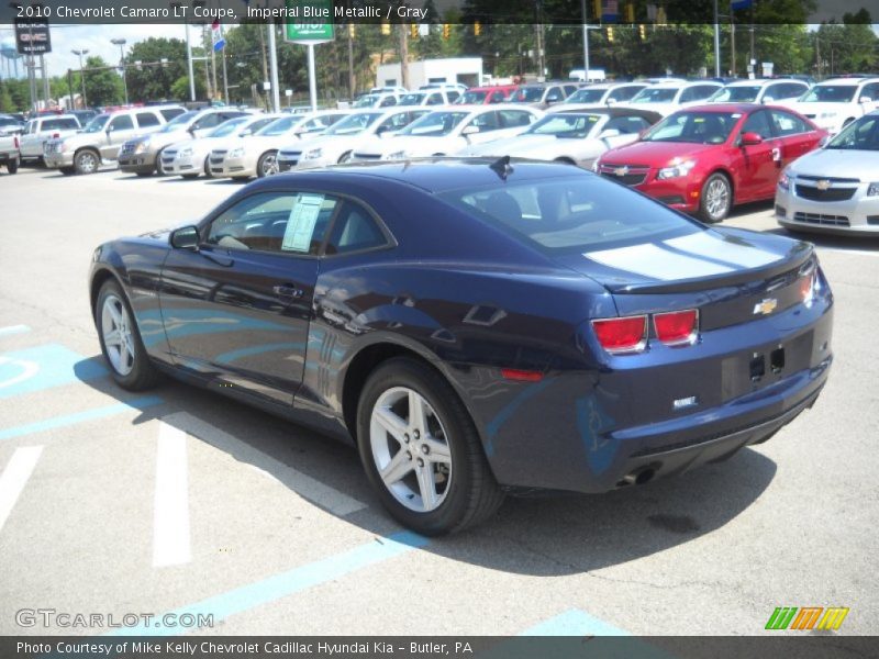 Imperial Blue Metallic / Gray 2010 Chevrolet Camaro LT Coupe