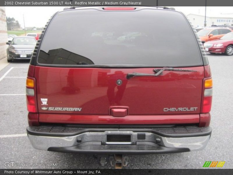 Redfire Metallic / Medium Gray/Neutral 2002 Chevrolet Suburban 1500 LT 4x4